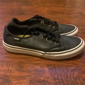 Leather ortholite vans